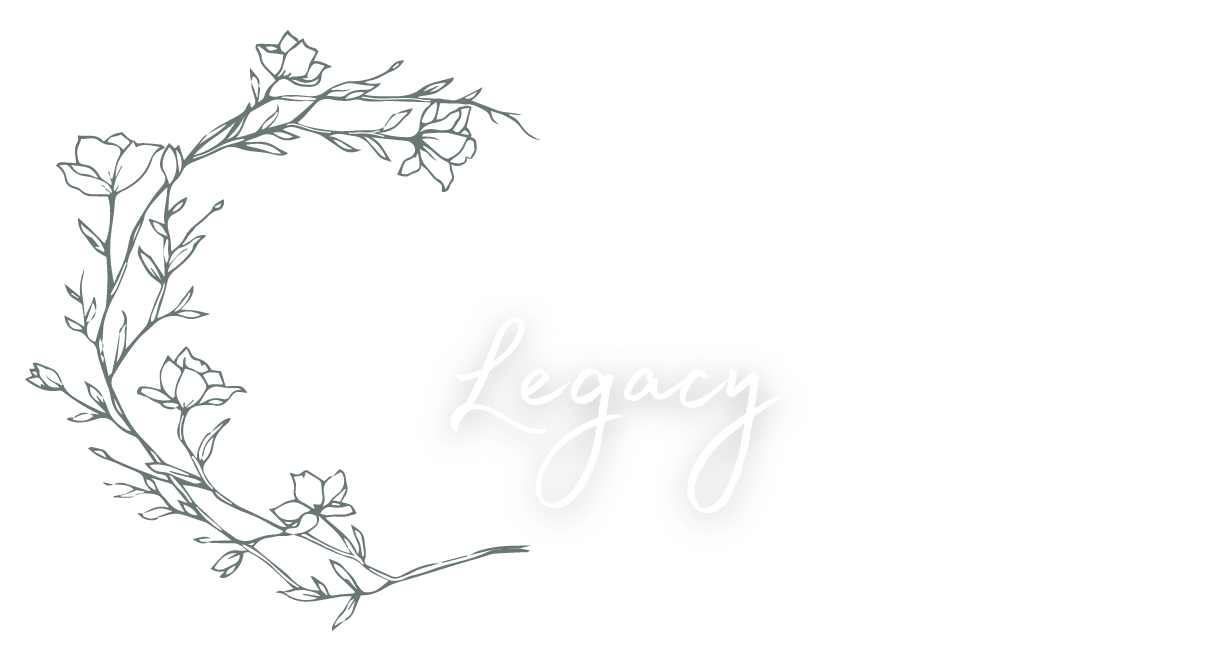 Ringgold Legacy Hall Horizontal Logo Layout White Dark Green